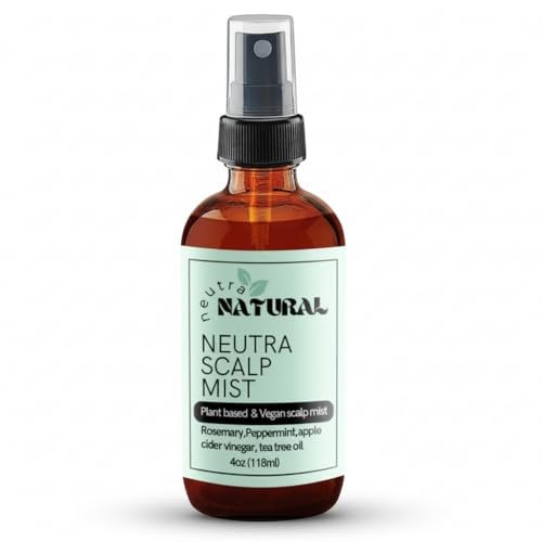 Neutra natural Scalp Clarifying Tonic with Tea Tree & Peppermint  Cooling Scalp Detox for Oily Scalp, Flake Control & Buildup  Water-Based, No Sulfates, No Parabens
