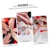 PartyKindom 2pcs Professional Cuticle Pusher Fork Stainless Steel Nail Art Tool for Foot Pedicure Nail Care view 4