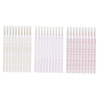 FOYTOKI 150pcs Disposable Lip Gloss Applicator Brushes Portable Lipstick Brush Set for Makeup Cosmetic Tool for Travel and Daily Use