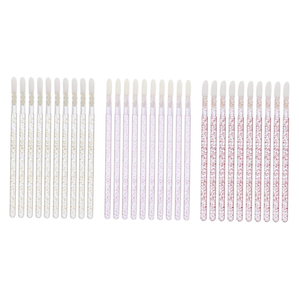 FOYTOKI 150pcs Disposable Lip Gloss Applicator Brushes Portable Lipstick Brush Set for Makeup Cosmetic Tool for Travel and Daily Use