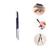 CALLARON Stainless Steel Eyebrow Trimmer for Women 1-Piece Facial Hair Shaver with Sliding Cover for Beginners and Beauty Salons view 3
