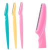 SAFIGLE 24pcs Professional Eyebrow Hair Trimmer Stainless Steel Razor Beauty Tool for Stylish Brows Lightweight Non-slip Grip Easy to Clean Random Color view 1