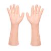 Baluue Moisturizing Gloves for Women 1 Pair Long Waterproof Elastic Hand Covers for Dry Skin Repair Soft Exfoliating Treatment for Cracked Hands view 1
