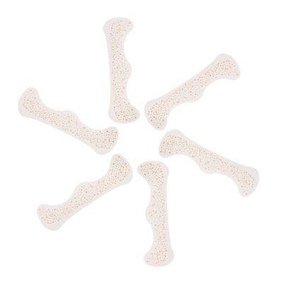 NIYANGLE 6sheets Gold Glitter Freckles Face Tattoos Glitter Stencils Temporary Face Makeup Stickers for Women