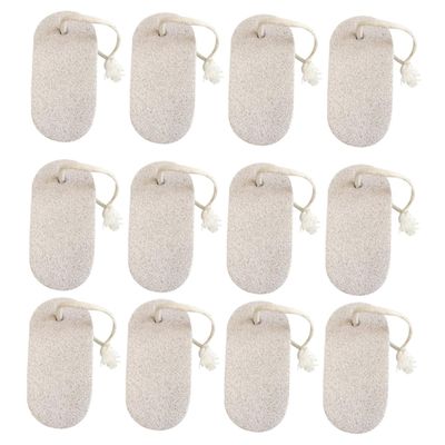 Baluue 20pcs Natural Volcanic Stone Foot Rubbing Pumice for Foot Care Exfoliating and Dead Skin Removal Durable Files for Soft and Smooth