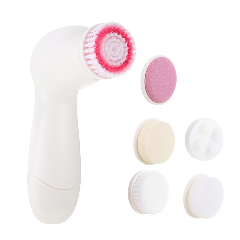 CALLARON Electric Facial Brush Face Scrubber Set Deep Cleansing Rosy Face Cleaner Modes Women's Pore Cleaner
