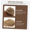 HONMEET 2pcs Ponytail Chignon Hair Bun Extensions Fake Bun Hair Pieces for Women Updo Hairpiece view 4