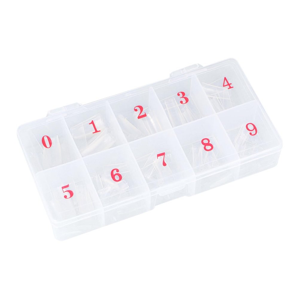 CALLARON Manicure Tools Set 500pcs Fake Nails Home Manicure Kit Metal Plastic Easy to Use Store