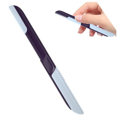 SAFIGLE Stainless Steel Eyebrow Shaver Trimmer for Women Precision Facial Hair Razor Tool with Sliding Cover for Beginners and Beauty Salons
