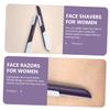 SAFIGLE Stainless Steel Eyebrow Shaver Trimmer for Women Precision Facial Hair Razor Tool with Sliding Cover for Beginners and Beauty Salons view 2