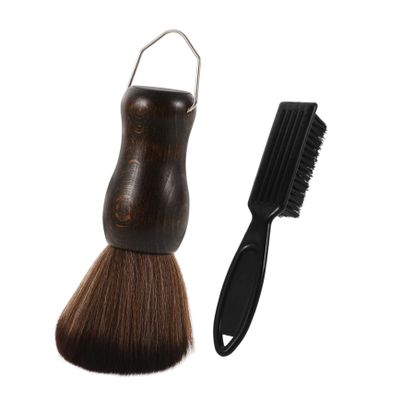 PACKOVE 1set Men Beard Grooming Brush Ergonomic Hair Cleaning Brush for Barbers Soft Bristles for Convenient Beard Styling and Shredded Hair Removal for Personal Grooming