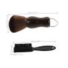 PACKOVE 1set Men Beard Grooming Brush Ergonomic Hair Cleaning Brush for Barbers Soft Bristles for Convenient Beard Styling and Shredded Hair Removal for Personal Grooming view 2