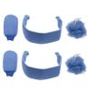 PartyKindom 2pcs Bath Scrubber Belt Shower Exfoliating Gloves for Deep Cleaning Convenient and Back Scrubber for Spa and Shower Use view 1