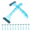 DEARMAMY 20pcs Single Blade Razors for Men Face Razor Hair Remover for Women Disposable Shavers Hotel Travel Kit view 1