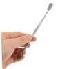 CALLARON Stainless Steel Blackhead Removal Tool Dual-Head Facial Scraper for Gentle Exfoliation and Pore Cleaning Compact Skincare for Women Beauty Routine view 3