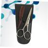 Healeved Stainless Steel Eyebrow Scissors Set 2 Piece Trimmer Kit for Precision Grooming Curved Tips for Safe Eyebrow and Beard Trimming for Men and Women view 3