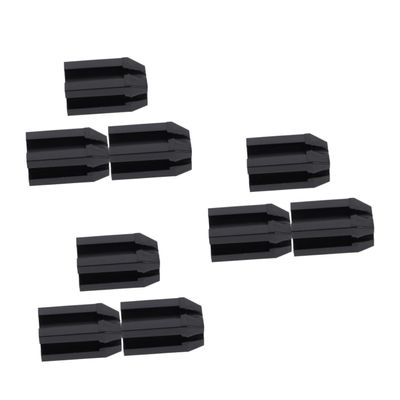 Healeved 9pcs Eyeliner Pencil Sharpener for Makeup Dual Sharpener for Eyeliner and Eyebrow Pencils Compact and Portable Design for Travel and Everyday Use
