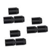 Healeved 9pcs Eyeliner Pencil Sharpener for Makeup Dual Sharpener for Eyeliner and Eyebrow Pencils Compact and Portable Design for Travel and Everyday Use view 1