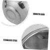FOYTOKI Double Layer Shaving Soap Bowl for Men Travel Shave Soap Dish Brush Holder Stainless Steel Shaving Mug view 3