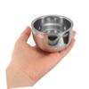 FOYTOKI Double Layer Shaving Soap Bowl for Men Travel Shave Soap Dish Brush Holder Stainless Steel Shaving Mug view 4