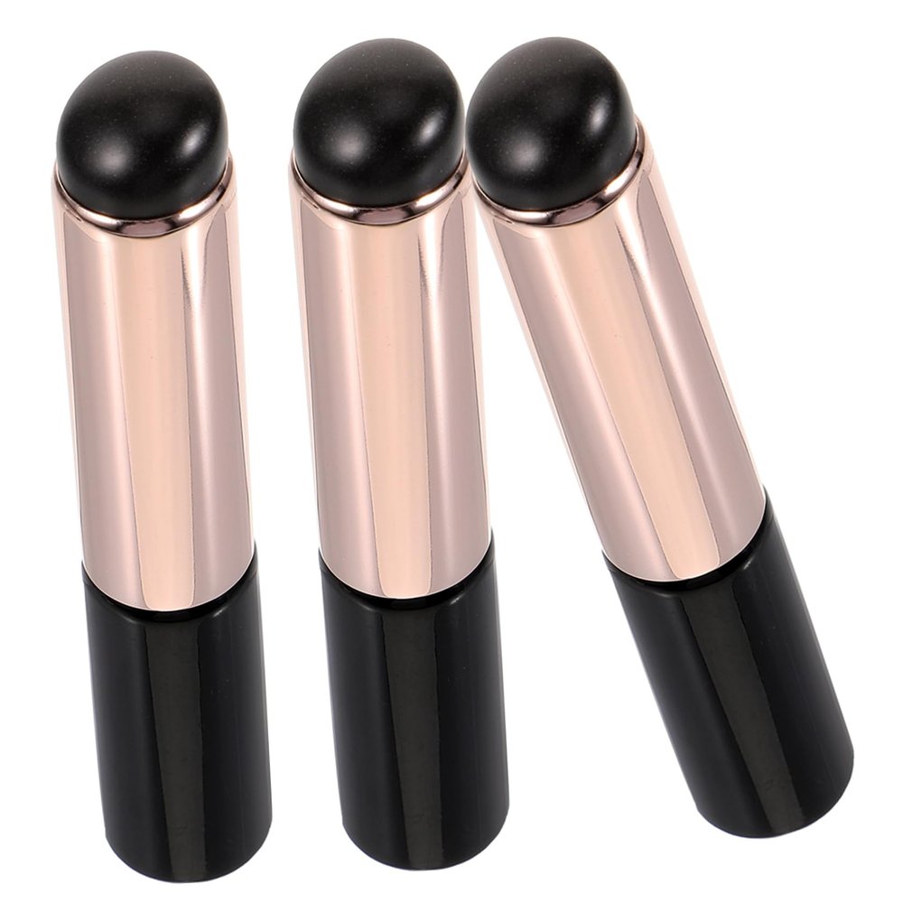 BELLIFFY 3pcs Silicone Lip Brush Reusable Lip Balm Applicator Portable Makeup Tool for Home Professional Use Lightweight Skin-friendly