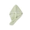 Beaupretty 1pc Absorbent Hair Drying Cap Fast Drying Towel Hat for Home Use Lightweight Water Absorption Shower Cap Soft and Practical Hair Green view 1
