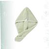 Beaupretty 1pc Absorbent Hair Drying Cap Fast Drying Towel Hat for Home Use Lightweight Water Absorption Shower Cap Soft and Practical Hair Green view 3
