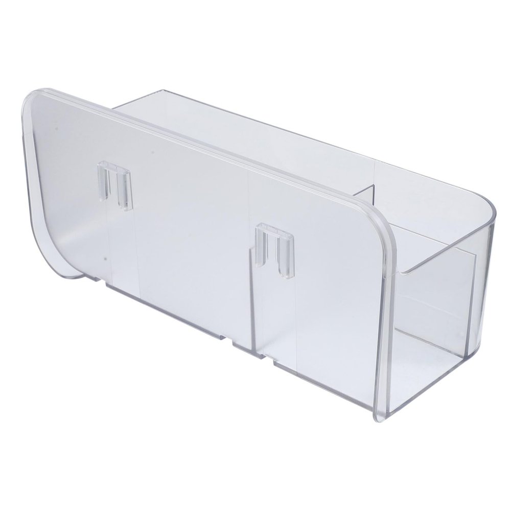 VICASKY Wall-Mounted Makeup Organizer Storage Box for Cosmetics and Kitchen Essentials No Drill Design Space-Saving Solution for Bathroom and Vanity