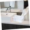 VICASKY Wall-Mounted Makeup Organizer Storage Box for Cosmetics and Kitchen Essentials No Drill Design Space-Saving Solution for Bathroom and Vanity view 3