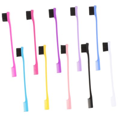 Didiseaon 10pcs Eyebrow Comb Set Dual Tip Brow Brushes Makeup Tools for Eyebrow Grooming and Lash Separation for Professional and Personal Use
