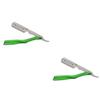 Beaupretty 2pcs Foldable Barber Holder Ergonomic Manual Shaver for Compact Travel-friendly for Home Salon Use view 1