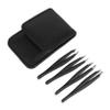 Beaupretty 1set Stainless Steel Eyebrow Tweezers Professional Beauty Eyebrow Clips for Grooming Ergonomic Design Angle for Fine Hair Home Beauty Tool view 1