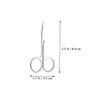 VICASKY Stainless Steel Eyebrow Scissor and Tweezer Set Compact Brow Trimming Tools for Precise Eyebrow Shaping and Grooming Lightweight and Portable Beauty Makeup Accessories view 2