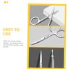 VICASKY Stainless Steel Eyebrow Scissor and Tweezer Set Compact Brow Trimming Tools for Precise Eyebrow Shaping and Grooming Lightweight and Portable Beauty Makeup Accessories view 3