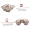 Didiseaon Dye Neck Tray for Hair Washing Reusable Hair Dyeing Neck Rest Lightweight and Water-Resistant for Home and Salon Use view 4