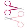 DEARMAMY 2pcs Eyebrow Scissors and Razor Lightweight Portable Trimmer for Precise Eyebrow Grooming for Home and Salon Use Ergonomic Design for Women view 1