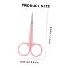 DEARMAMY 2pcs Eyebrow Scissors and Razor Lightweight Portable Trimmer for Precise Eyebrow Grooming for Home and Salon Use Ergonomic Design for Women view 2