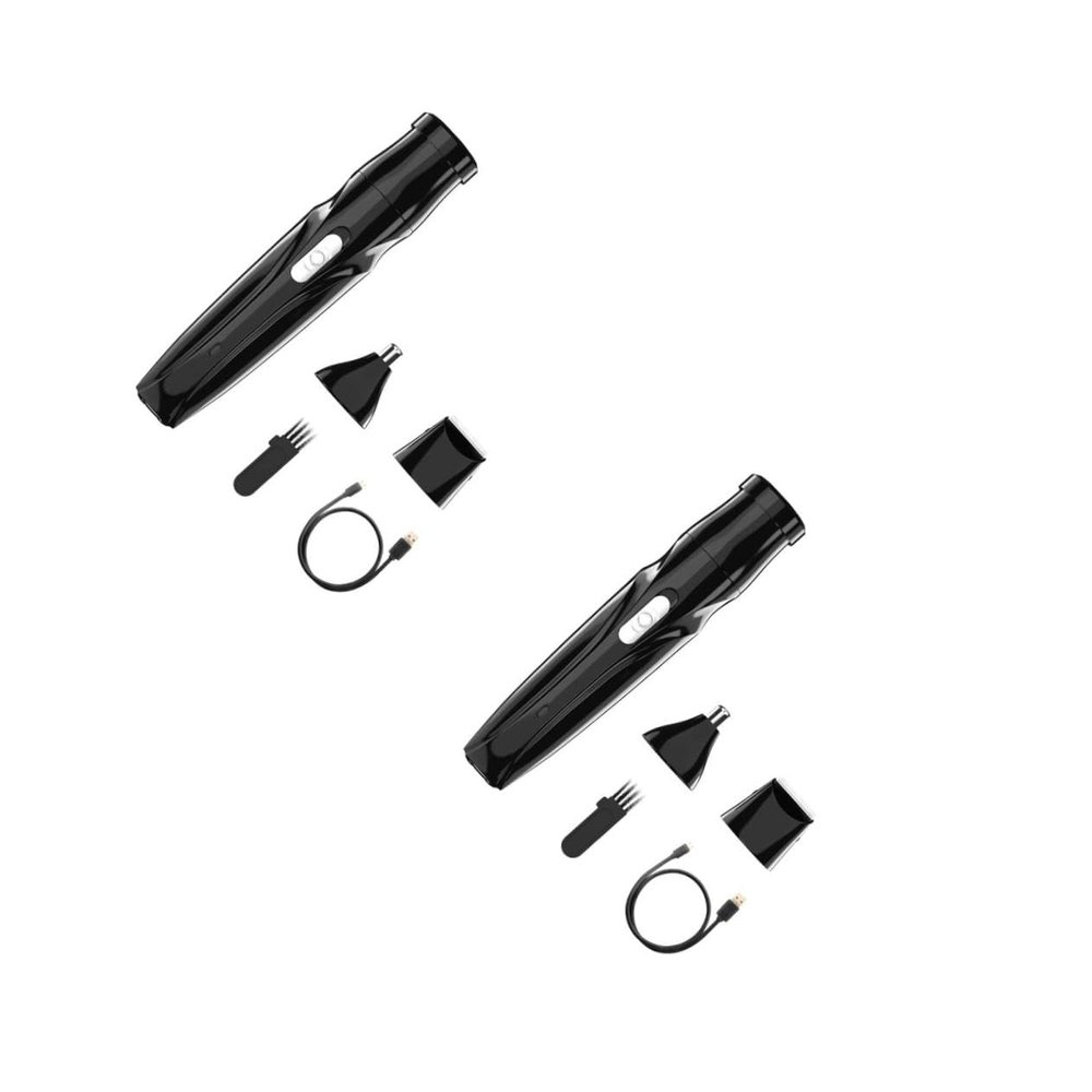 Beaupretty 2sets Electric Nose Hair Trimmer Rounded Blades Easy to and Women Personal Grooming Multi-Functional Hair Cutter Low Noise