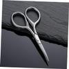 Ipetboom Men's Beard Scissors Mustache Scissors Hair Removal Stainless Steel Barber view 4