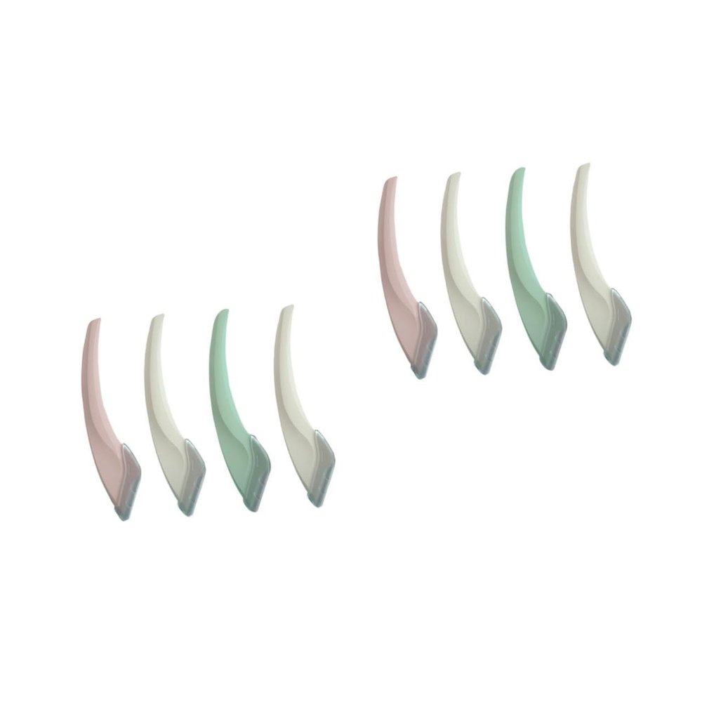 Beaupretty 4pcs Moon Eyebrow Trimmer Makeup Tool Portable Eyebrow Shaper for Women for Travel Everyday Use Included