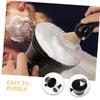 SAFIGLE Nylon Bristle Beard Brush for Men Beard Care Kit Shaving Bowl Brush Multifunctional Shaping Tool view 3