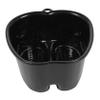 PartyKindom 1pc Foot Bath Tub Plastic Soaking Basin for Relaxation Health Preservation Bucket Hanging Design for Easy Storage Creative Foot Massage view 1