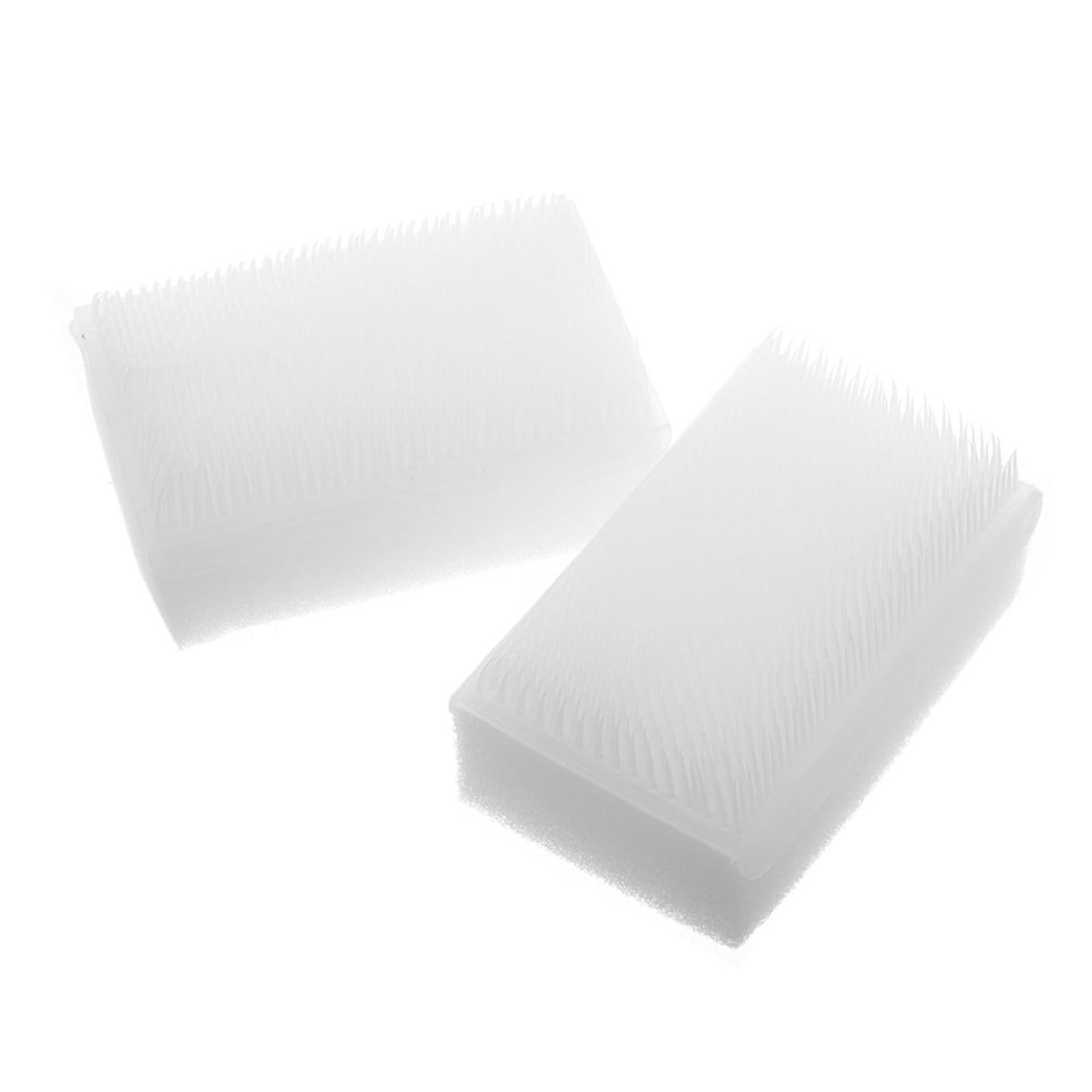 HAWILLOSCH 2pcs Double-sided Nail Brush for Gentle Nail Cleaning Soft Sponge Head for Fingernails and Toenails Portable Scrubbing Tool for Everyday Use