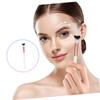 SOESFOUFU 1pcs Facial Powder Makeup Brush for Nose Contouring and Highlighting Soft Bristles Ergonomic Design Versatile Blush Applicator White Rose Gold view 2