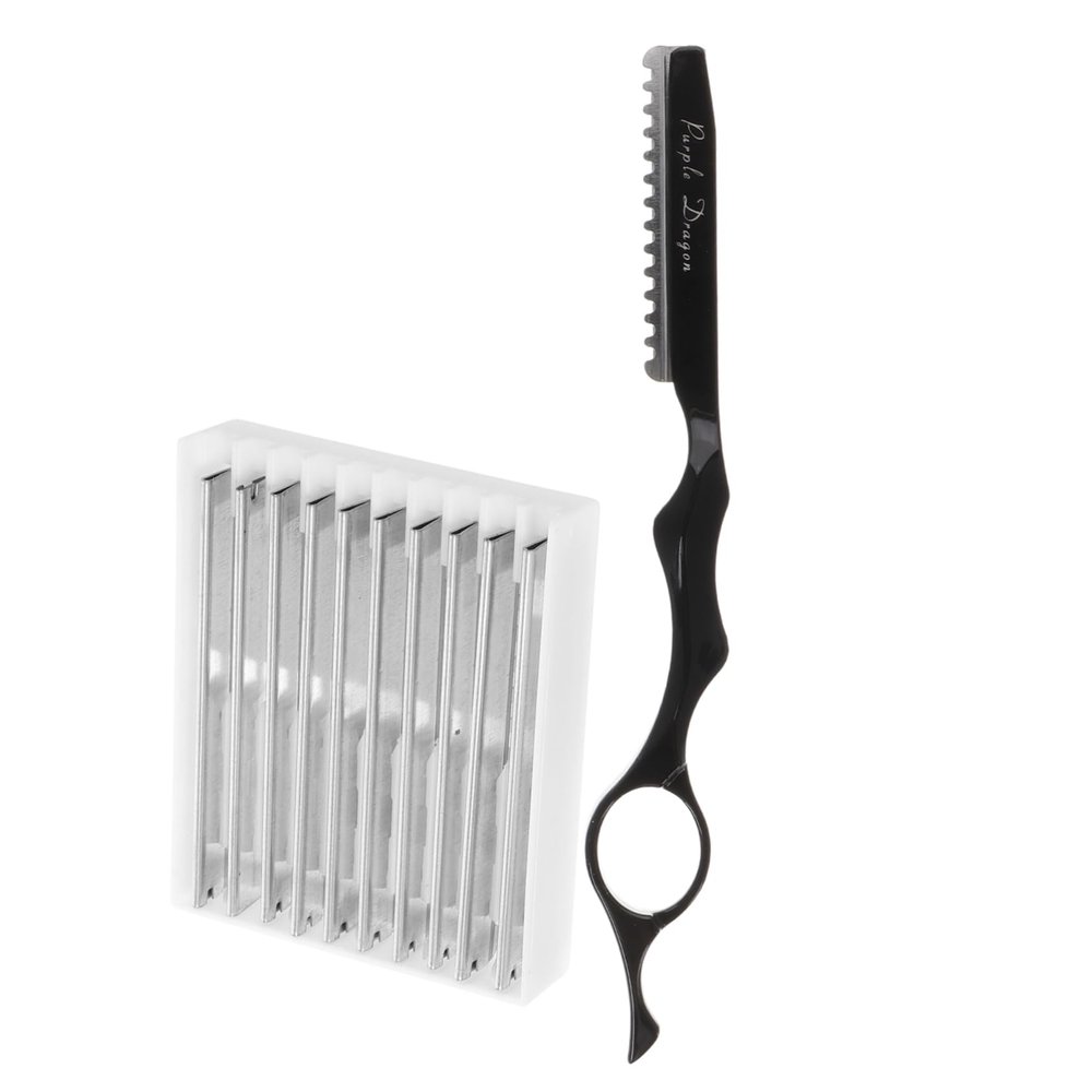 Beaupretty 1set Hair Styling Thinning Razor Kit Replacement Blades for Easy Trimming and Texturizing Lightweight Manual Hair Cutting Tools for Salon and Home Use