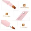 VICASKY 2pcs Retractable Lip Brush for Women Makeup Brush Soft Bristles for Yummy Lip Gloss Application view 3