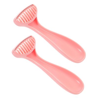 WRITWAA 2pcs Painless Hair Remover Knife for Women Bikini Line Facial Hair Reusable Razor for Legs Underarms Portable and Easy to Use