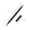 CALLARON Lip Brush Applicator Double Head Lip Brush for Lipstick Gloss Facial Makeup Easy to Use Tool view 2