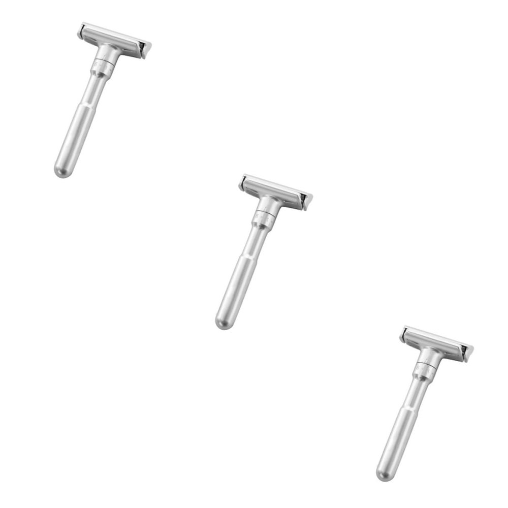 WRITWAA 3pcs Razor for Men Double-sided Shaving Machine Razor Blades Craftsmanship