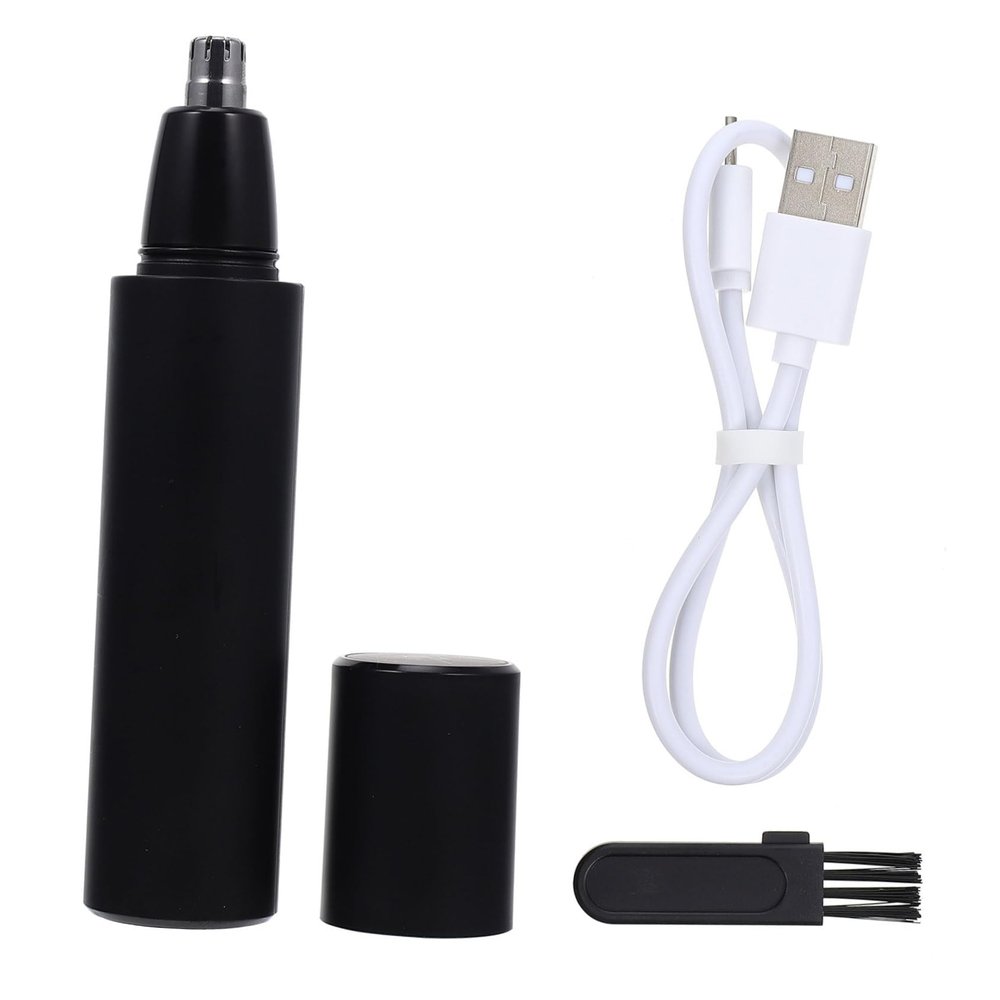 DEARMAMY Nose and Ear Hair Trimmer Rechargeable Facial Hair Remover Compact and Portable for Women
